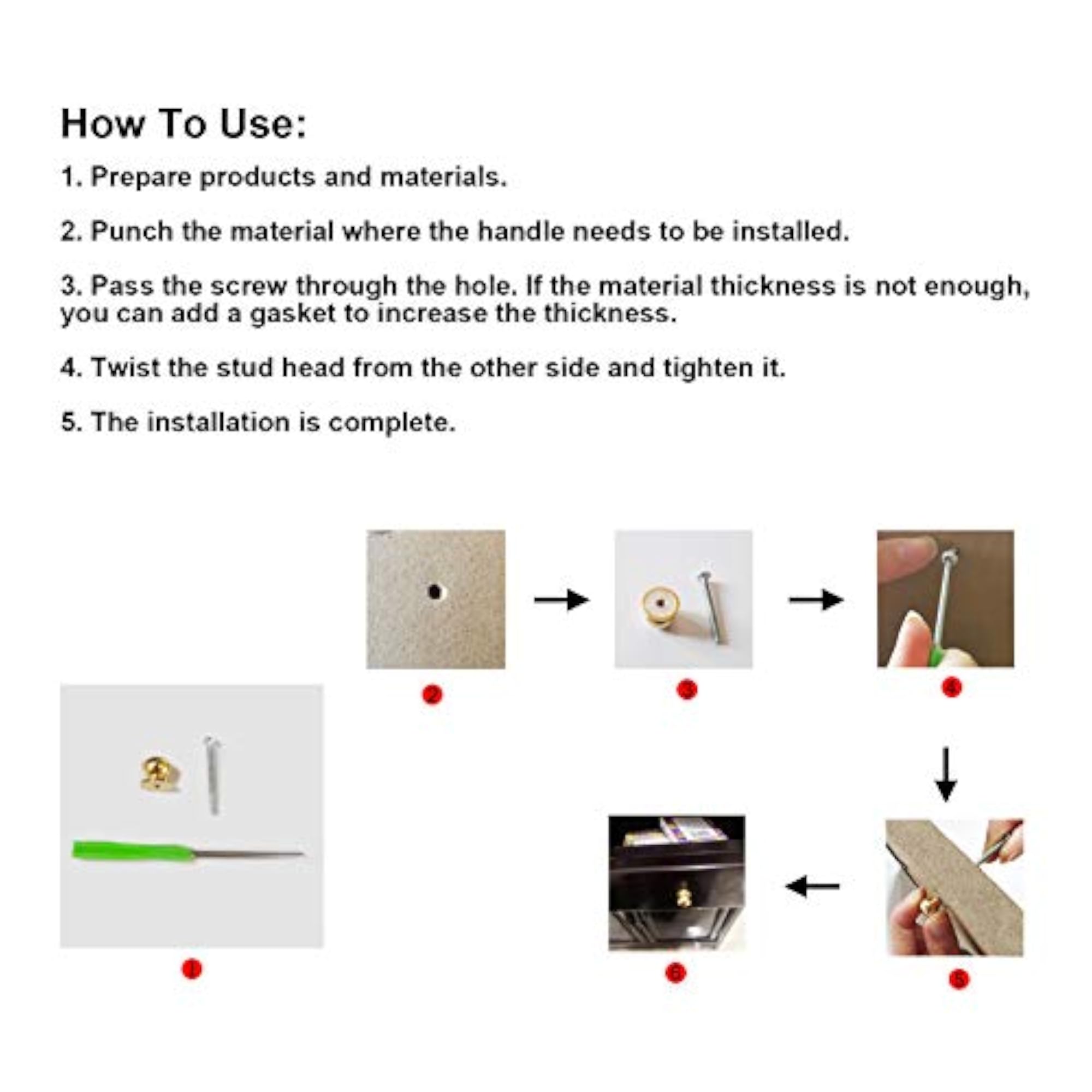 Jewellery Making Supplies Rotating Ball Stud Button D Ring Rivets